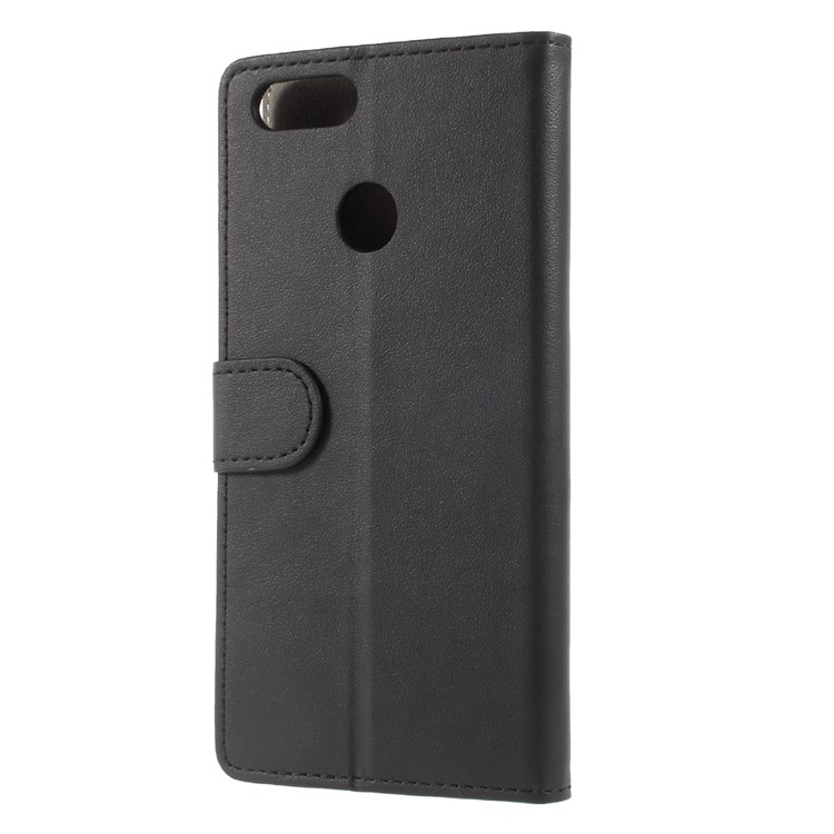 Flip PU Leather Wallet Stand Phone Case for Huawei Honor 7X - Black-3