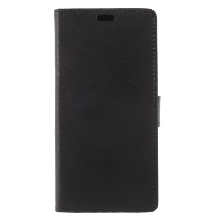Flip PU Leather Wallet Stand Phone Case for Huawei Honor 7X - Black-5