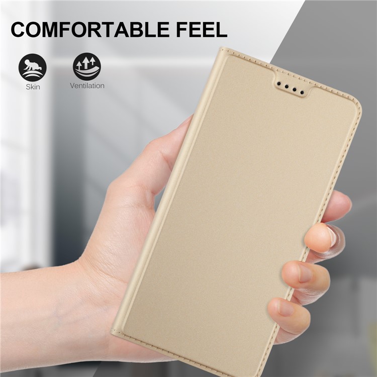 Stand Leather Card Holder Case for Huawei Mate 10 Lite / nova 2i / Maimang 6 - Gold-5