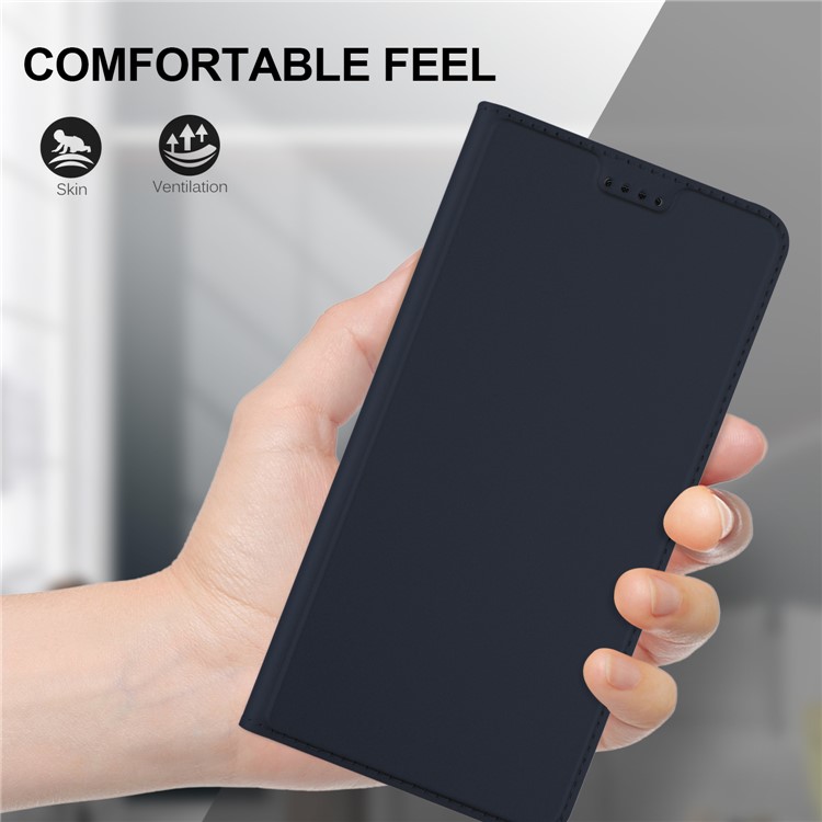 Leather Phone Case with Card Slot for Huawei Mate 10 Lite / nova 2i / Maimang 6 - Blue-5