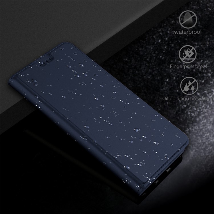 Leather Phone Case with Card Slot for Huawei Mate 10 Lite / nova 2i / Maimang 6 - Blue-6