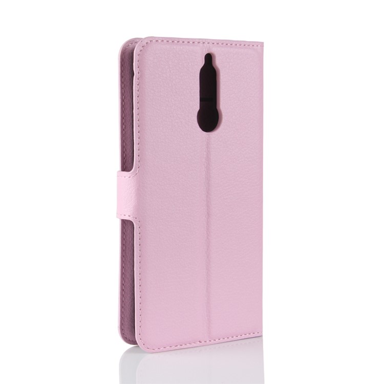 Litchi Skin Magnetic Leather Stand Case for Huawei Mate 10 Lite / nova 2i / Maimang 6 - Pink-6
