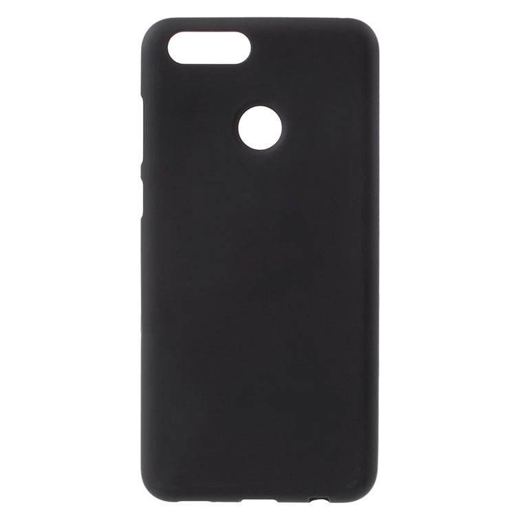 Dual-sided Matte TPU Phone Case for Huawei Honor 7X - Black-1