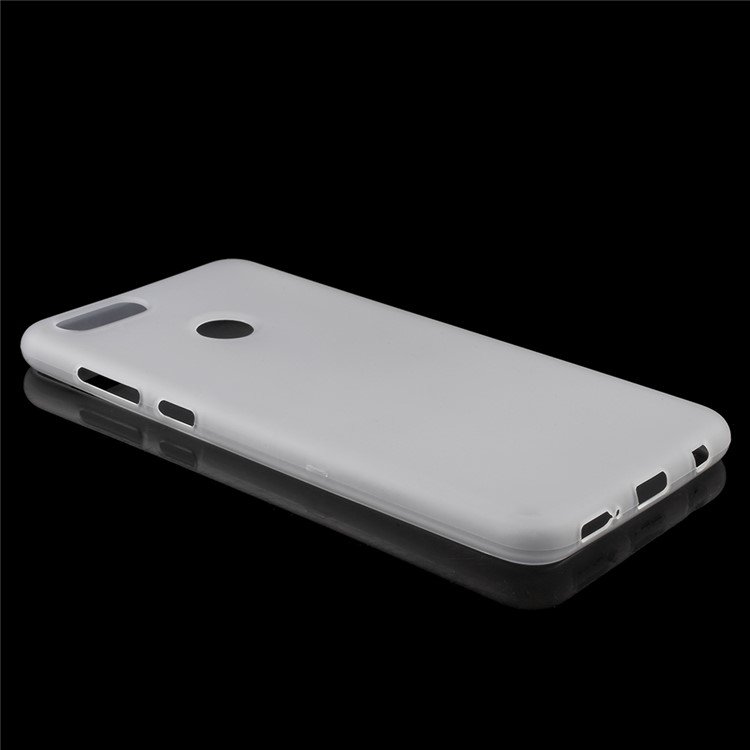 Dual-sided Matte TPU Mobile Case for Huawei Honor 7X - White-3