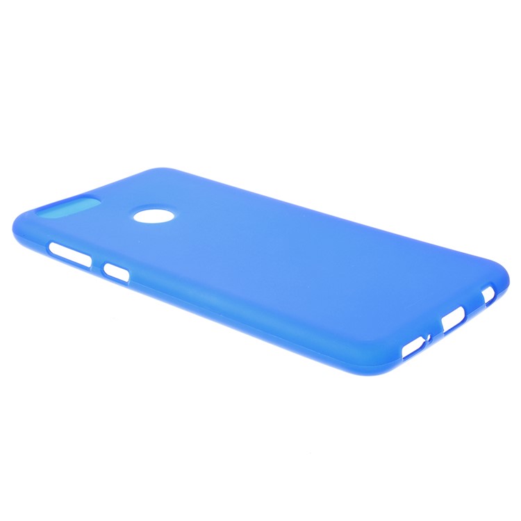 For Huawei Honor 7X Dual-sided Matte TPU Back Case Cover - Blue-2
