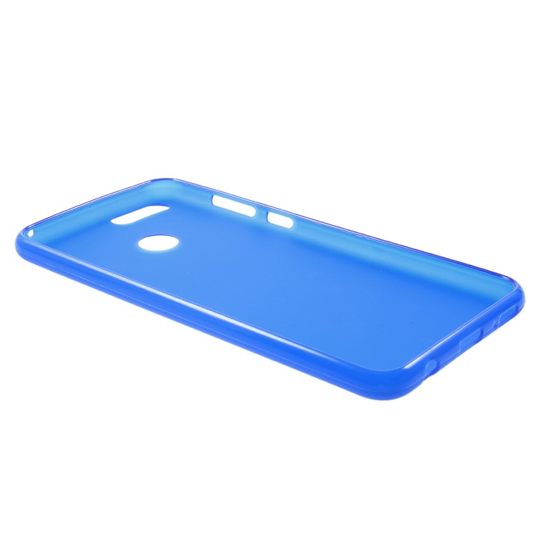 For Huawei Honor 7X Dual-sided Matte TPU Back Case Cover - Blue-3