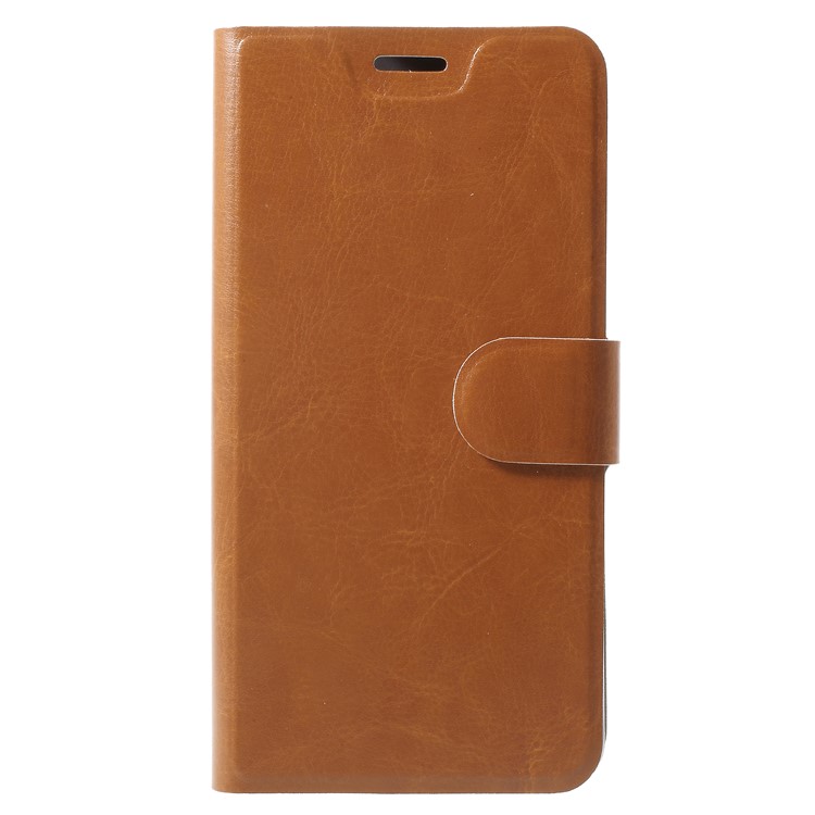 Crazy Horse PU Leather Wallet Protection Shell for Huawei Mate 10 Pro - Brown-1