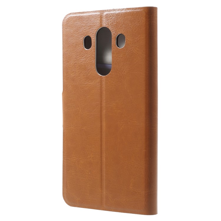 Crazy Horse PU Leather Wallet Protection Shell for Huawei Mate 10 Pro - Brown-3