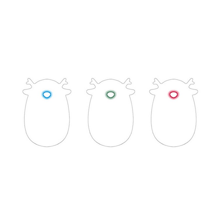 QBER 4500mAh Cartoon Pattern Hand Warmer External Power Bank for iPhone Samsung Huawei - Blue-6