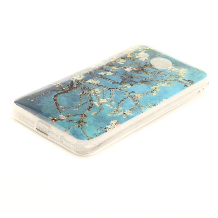 For Huawei Y3 (2017) Soft TPU IMD Patterned Shell - Almond Tree in Blossom-3