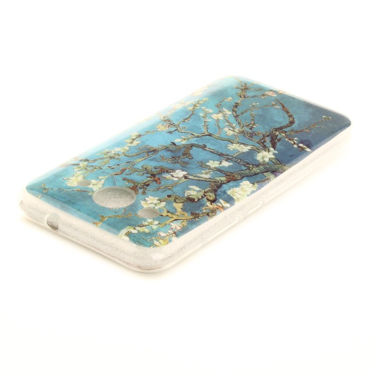 For Huawei Y3 (2017) Soft TPU IMD Patterned Shell - Almond Tree in Blossom-4