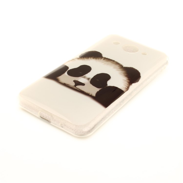 Soft TPU IMD Patterned Lightweight Phone Casing for Huawei Y3 (2017) - Panda-3