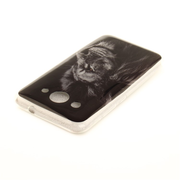 For Huawei Y3 (2017) Soft TPU IMD Patterned Protection Phone Cover - Lion-4