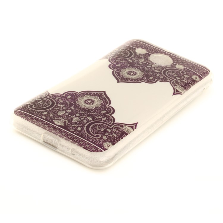 Soft TPU IMD Patterned Ultra-thin Mobile Case for Huawei Y3 (2017) - Symmetrical Pattern-3