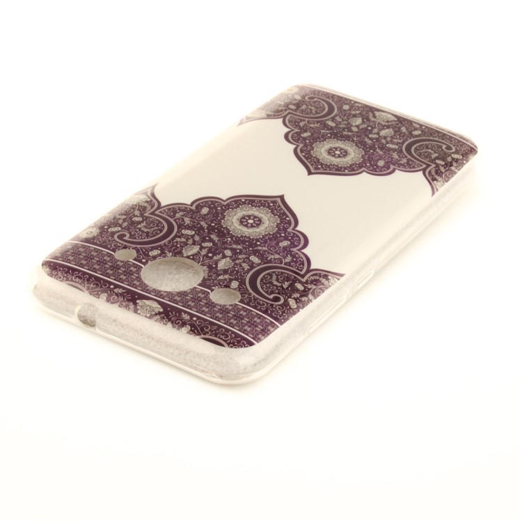 Soft TPU IMD Patterned Ultra-thin Mobile Case for Huawei Y3 (2017) - Symmetrical Pattern-4