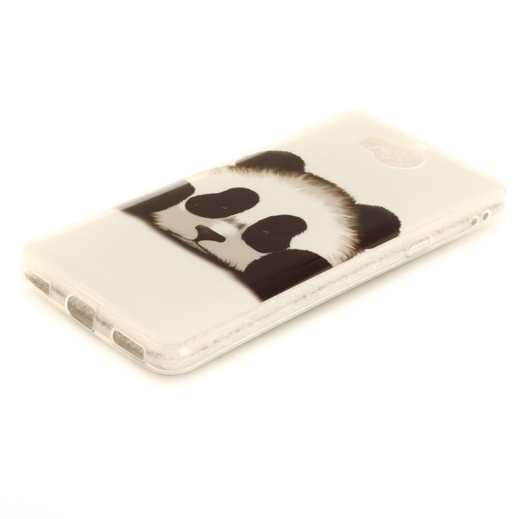 Patterned IMD TPU Gel Mobile Phone Case for Huawei Y5 (2017) / Y6 (2017) - Panda-3