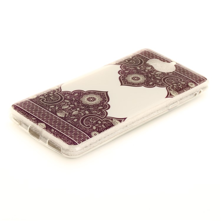Patterned IMD TPU Gel Mobile Phone Casing Cover for Huawei Y5 (2017) / Y6 (2017) - Symmetrical Pattern-3
