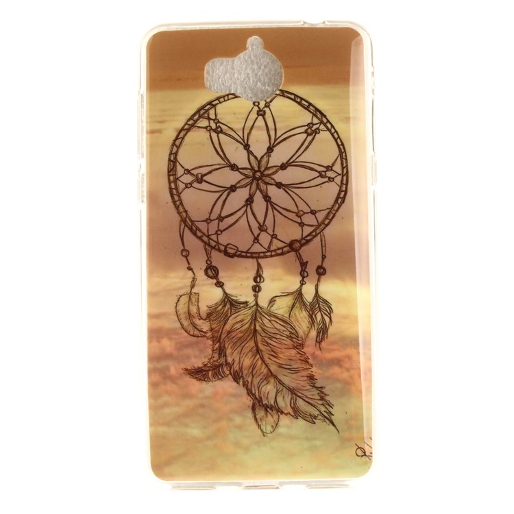 Patterned IMD TPU Gel Cellphone Casing for Huawei Y5 (2017) / Y6 (2017) - Dream Catcher-2