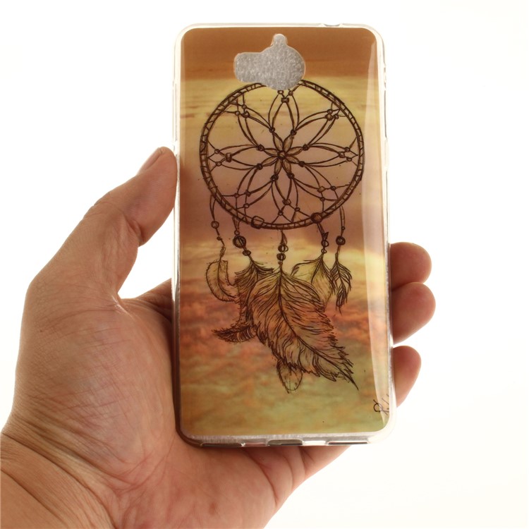 Patterned IMD TPU Gel Cellphone Casing for Huawei Y5 (2017) / Y6 (2017) - Dream Catcher-5