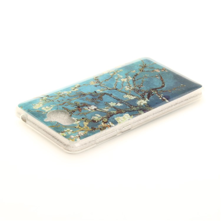 Patterned IMD TPU Gel Cellphone Protection Cover for Huawei Y5 (2017) / Y6 (2017) - Almond Tree in Blossom-4