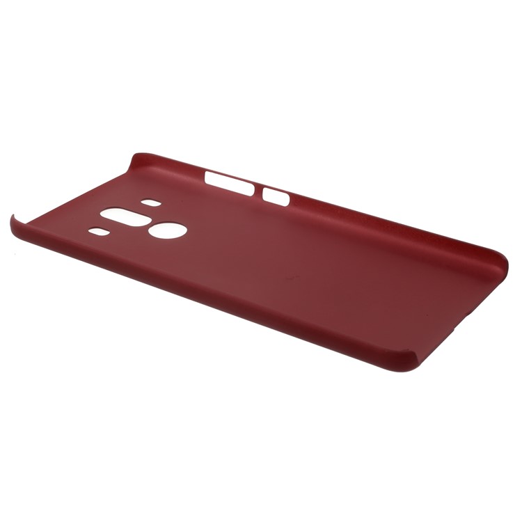 Rubberized Hard Plastic Case for Huawei Mate 10 Pro - Red-4