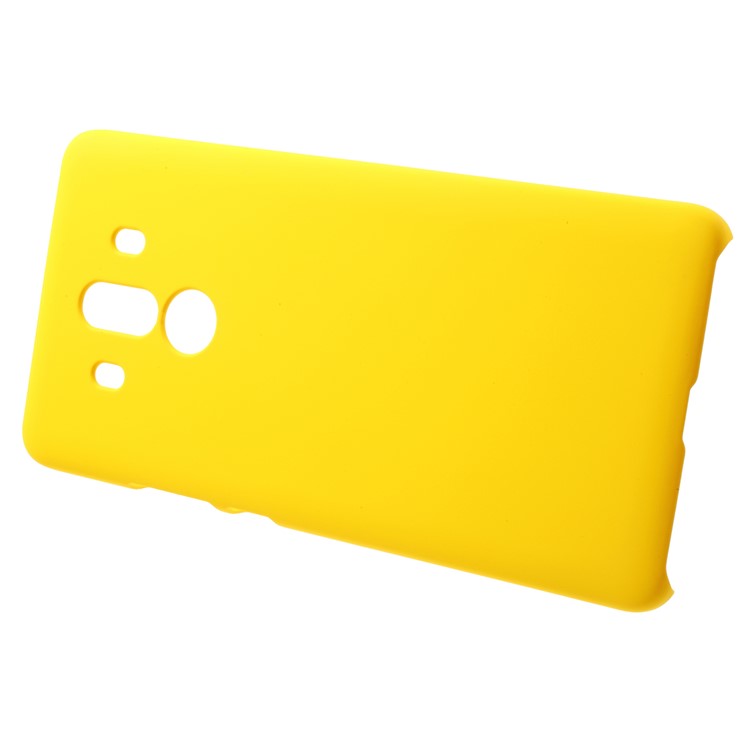 Rubberized Hard Shell Cover Case for Huawei Mate 10 Pro - Yellow-2