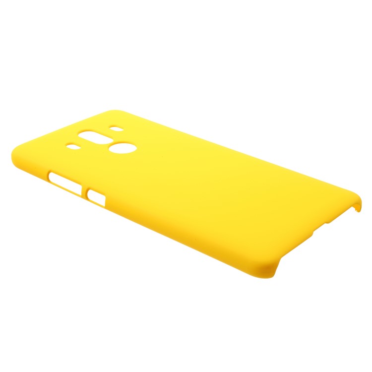 Rubberized Hard Shell Cover Case for Huawei Mate 10 Pro - Yellow-3