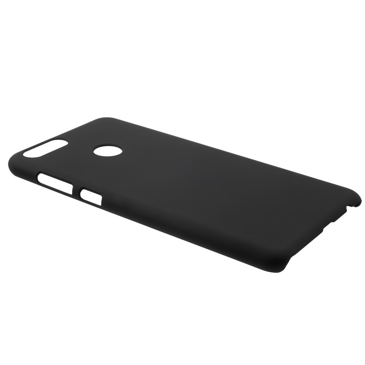 Rubberized Hard Plastic Back Cover for Huawei Honor 7X - Black-3