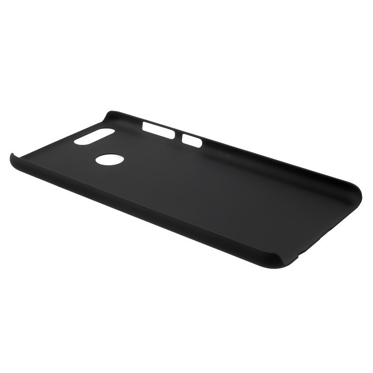 Rubberized Hard Plastic Back Cover for Huawei Honor 7X - Black-4