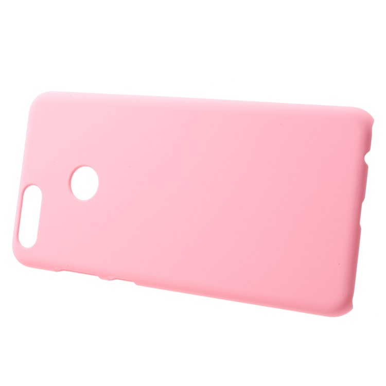 Rubberized Hard PC Phone Case for Huawei Honor 7X - Pink-2