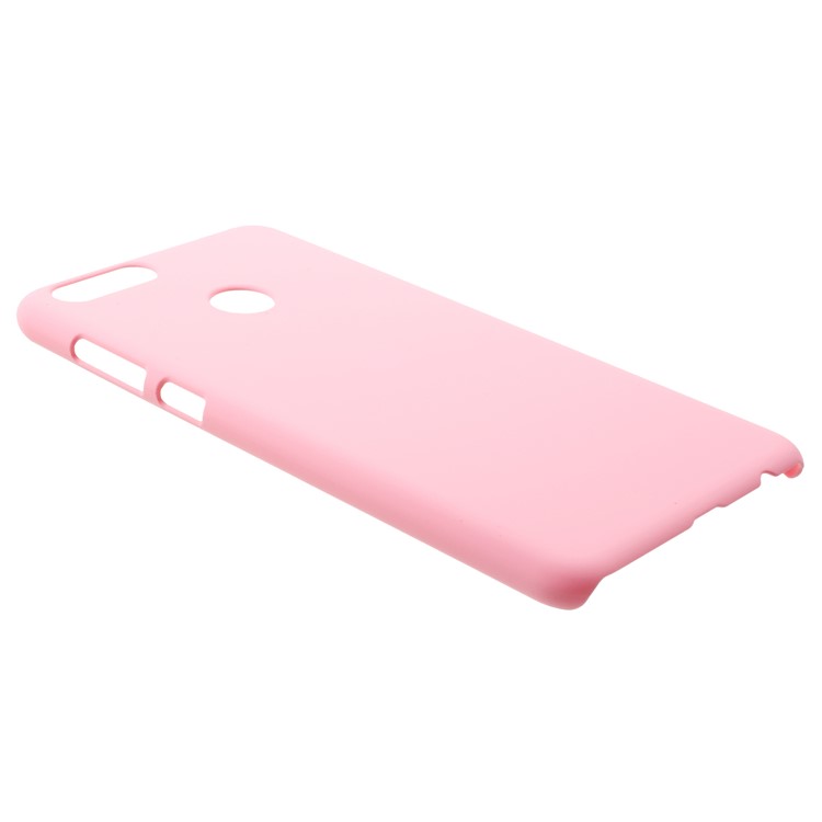 Rubberized Hard PC Phone Case for Huawei Honor 7X - Pink-3