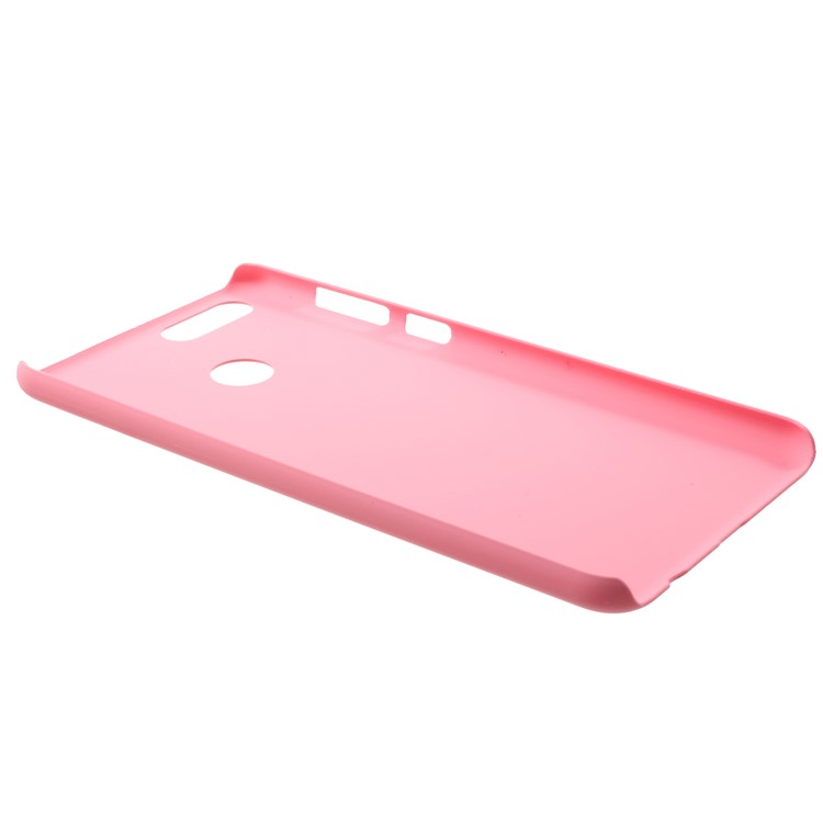 Rubberized Hard PC Phone Case for Huawei Honor 7X - Pink-4