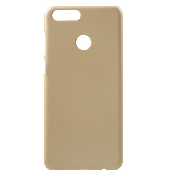 Rubberized Hard PC Protection Cell Phone Cover for Huawei Honor 7X - Gold-1