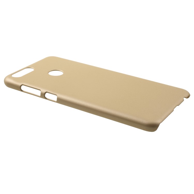 Rubberized Hard PC Protection Cell Phone Cover for Huawei Honor 7X - Gold-3