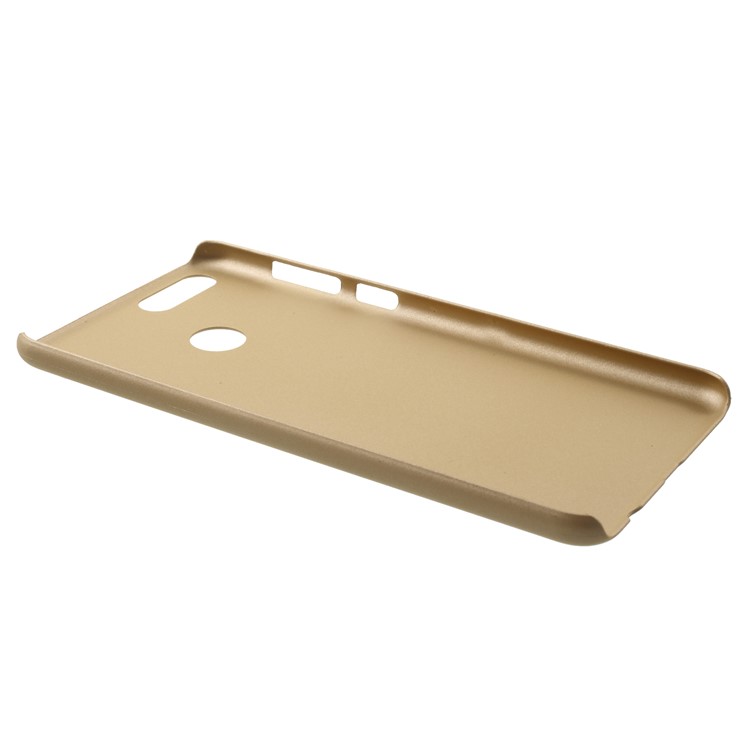 Rubberized Hard PC Protection Cell Phone Cover for Huawei Honor 7X - Gold-4
