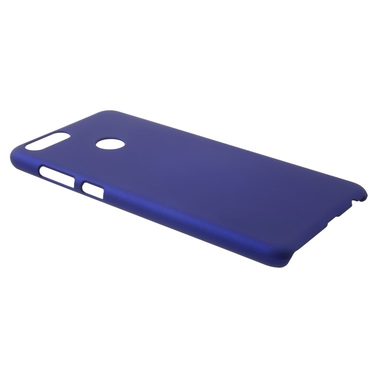 Rubberized Hard PC Mobile Case for Huawei Honor 7X - Dark Blue-2