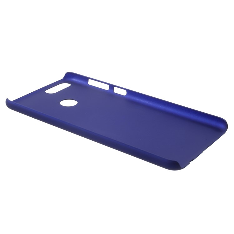 Rubberized Hard PC Mobile Case for Huawei Honor 7X - Dark Blue-3