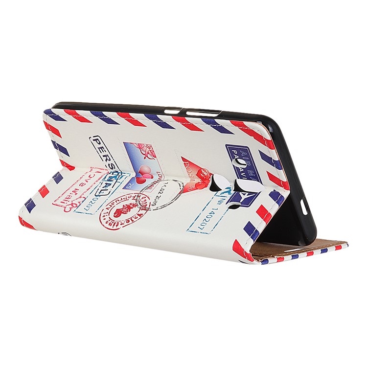 Pattern Printing Leather Wallet Case for Huawei Mate 10 Pro - Personal Love Mail-3