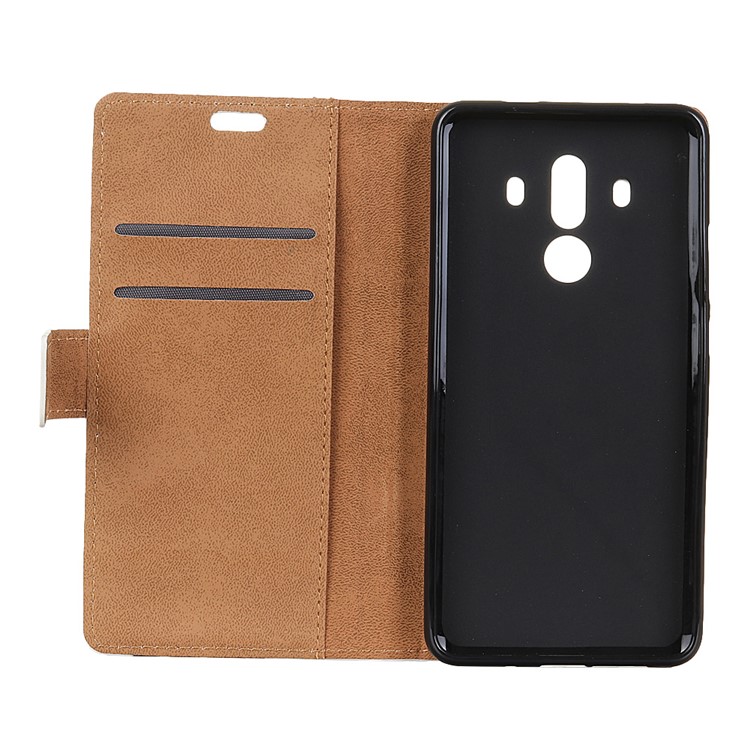 Pattern Printing PU Leather Wallet Case for Huawei Mate 10 Pro - Love Elements Pattern-4