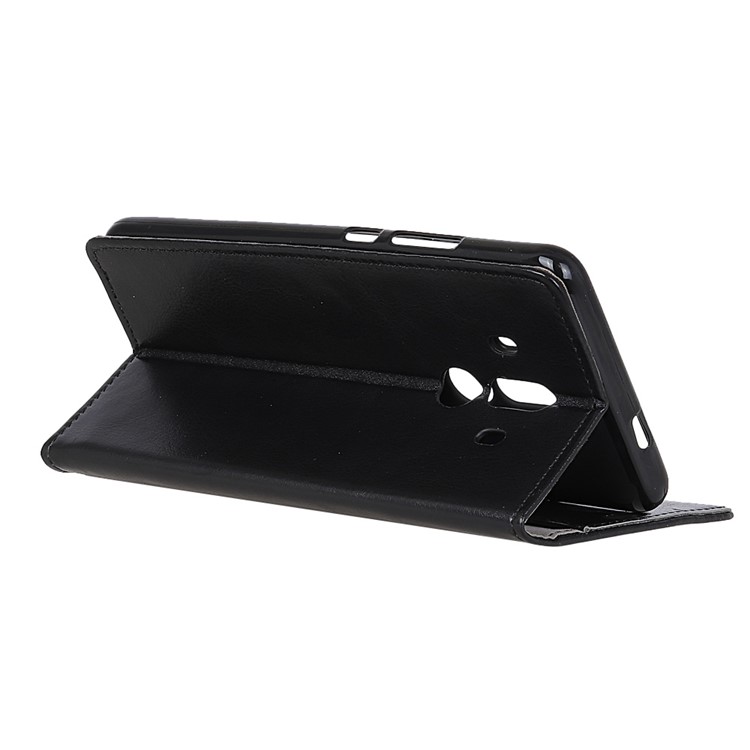 Crazy Horse Wallet Leather Stand Case for Huawei Mate 10 Pro - Black-4