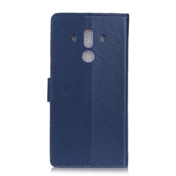 PU Leather Wallet Magnetic Stand Cell Phone Case for Huawei Mate 10 Pro - Blue-3