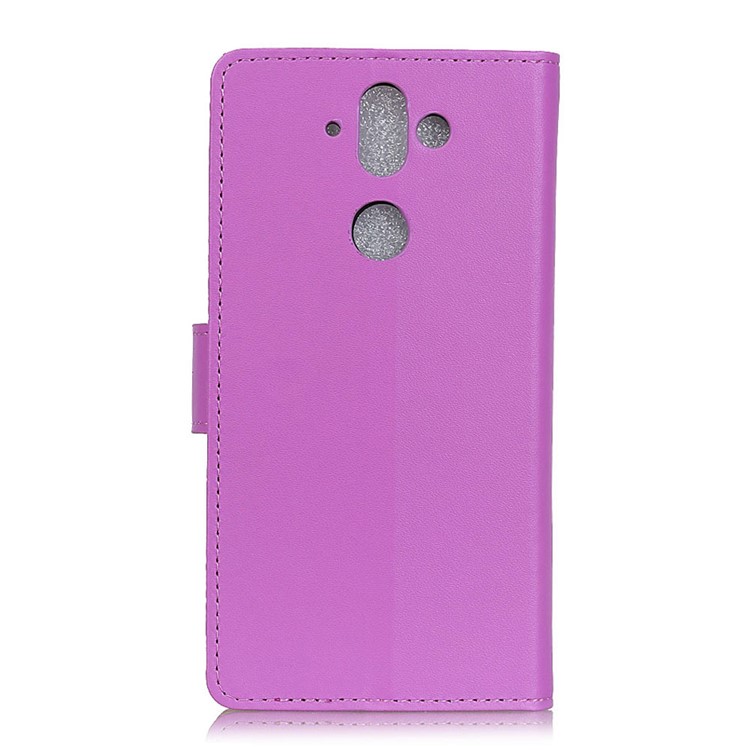 PU Leather Wallet Stand Cell Phone Casing Cover for Huawei Mate 10 Pro - Purple-2