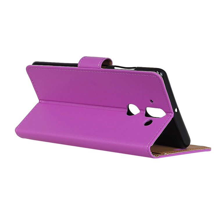 PU Leather Wallet Stand Cell Phone Casing Cover for Huawei Mate 10 Pro - Purple-3