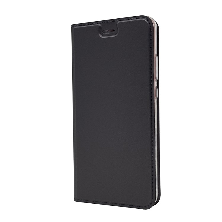 Magnetic Card Holder Leather Stand Case for Huawei P10 - Black-7