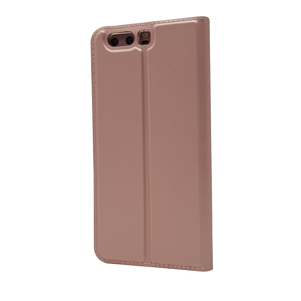 Magnetic Stand Leather Phone Case with Card Slot for Huawei P10 - Rose Gold-9
