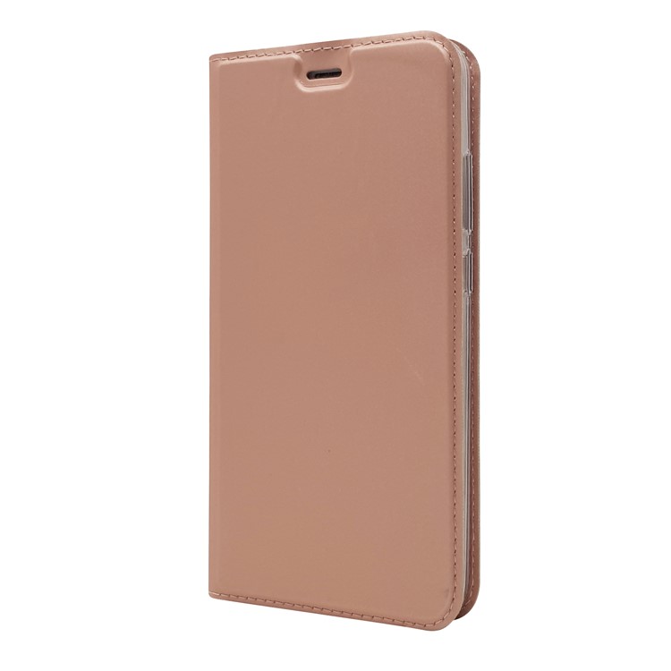 Magnetic Leather Card Holder Stand Cover for Huawei Honor 8 Pro / Honor V9 - Rose Gold-10