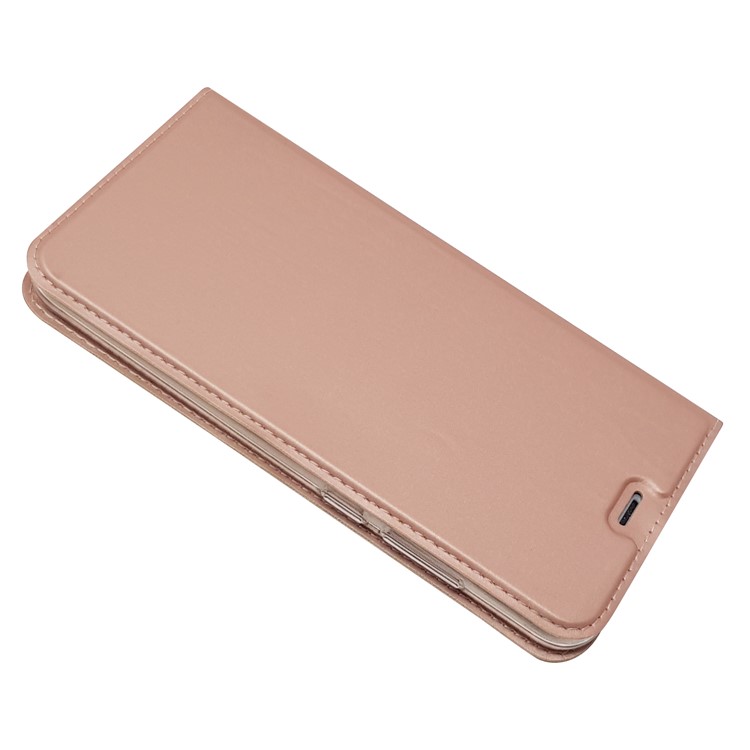 Magnetic Leather Card Holder Stand Cover for Huawei Honor 8 Pro / Honor V9 - Rose Gold-5