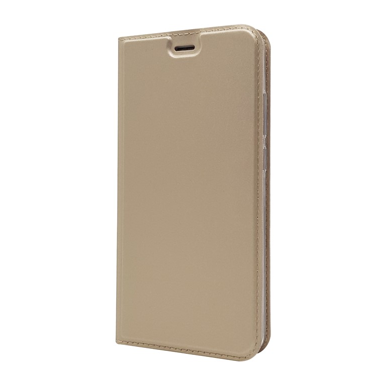 Magnetic Leather Card Holder Phone Case with Stand for Huawei Honor 8 Pro / Honor V9 - Gold-8