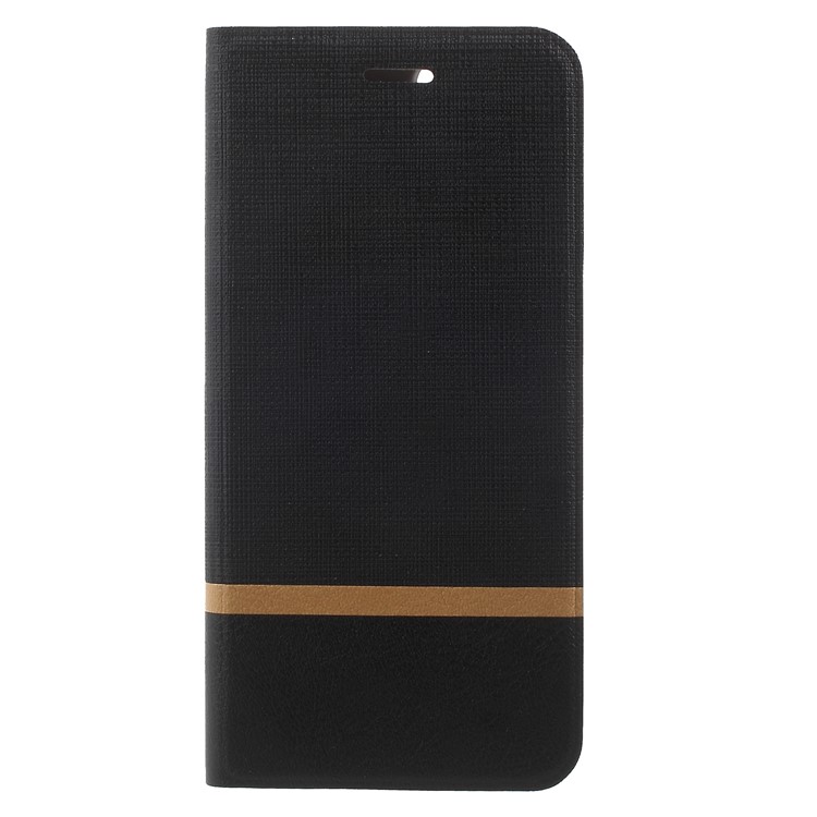 Cross Pattern Leather Card Holder Phone Shell for Huawei Honor 7X - Black-3