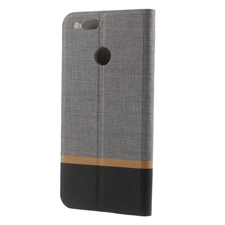 Cross Pattern Leather Card Slot Phone Shell for Huawei Honor 7X / Mate SE - Grey-2
